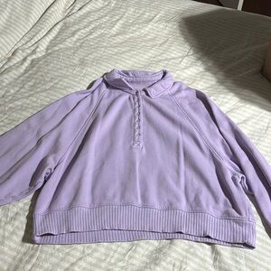 Aerie quarter snap sweatshirt